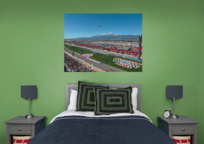 Auto Club Speedway - Wide Shot Mural - Peel & Stick Poster - Official NASCAR - Reusable Vinyl Wall Decal