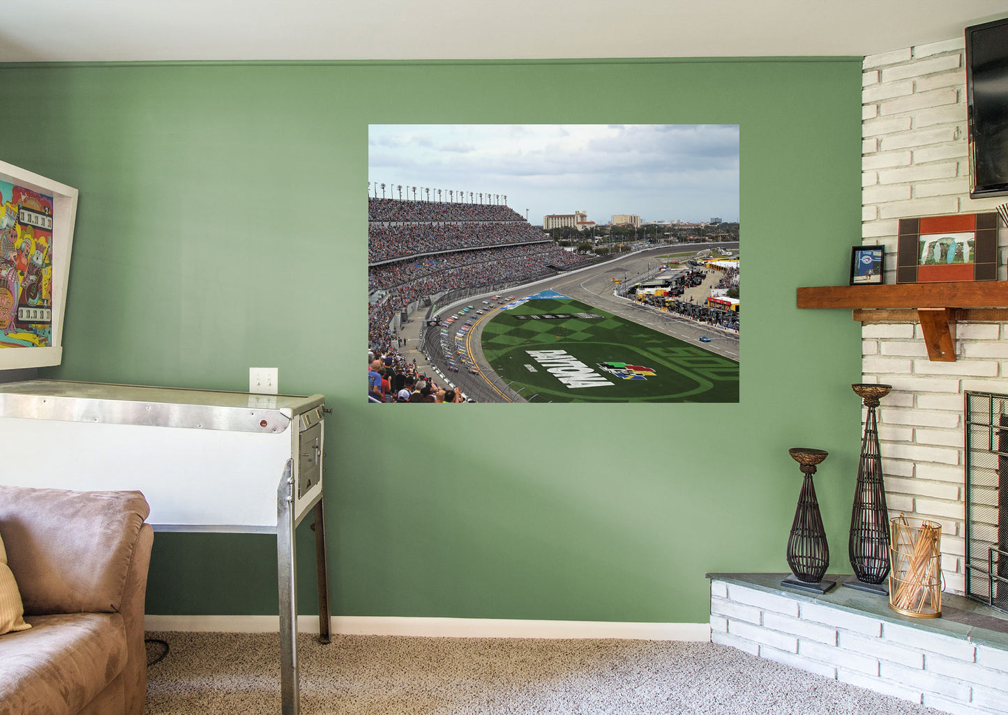 Daytona International Speedway - Peel & Stick Poster - Official NASCAR - Reusable Vinyl Wall Decal