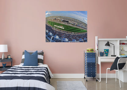 Daytona International Speedway - Wide Shot Mural - Peel & Stick Poster - Official NASCAR - Reusable Vinyl Wall Decal