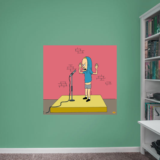 Beavis & Butt-Head: Beavis Cornholio Stage Poster - Officially Licensed Paramount Removable Adhesive Decal