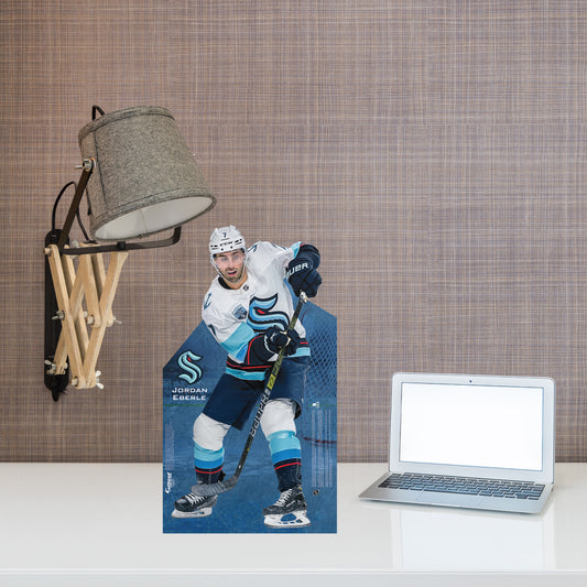 Seattle Kraken: Jordan Eberle 2021  Mini   Cardstock Cutout  - Officially Licensed NHL    Stand Out