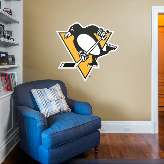 Pittsburgh Penguins: Logo - Officially Licensed NHL Removable Wall Decal