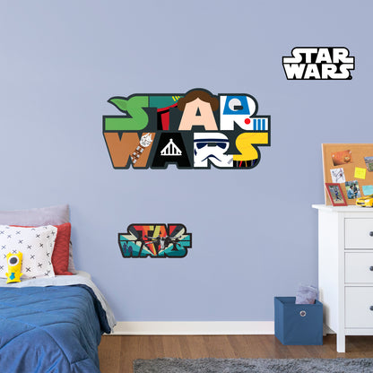 Minimalist Logo - Officially Licensed Star Wars Removable Wall Decal ...