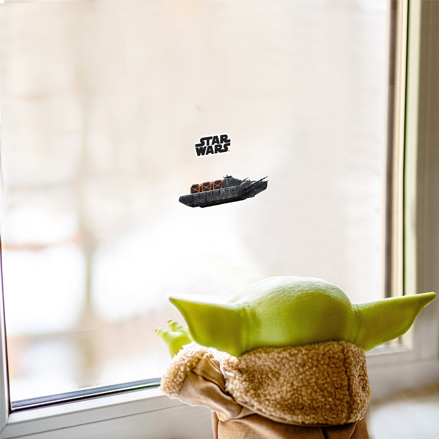 Sandcrawler Window Clings - Officially Licensed Star Wars Removable Window Static Decal