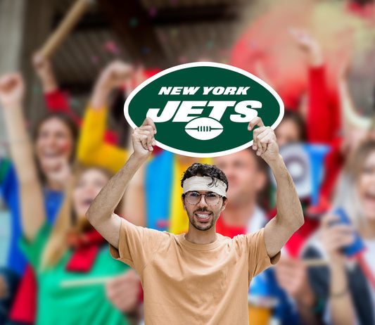 New York Jets:  2022 Logo   Foam Core Cutout  - Officially Licensed NFL    Big Head