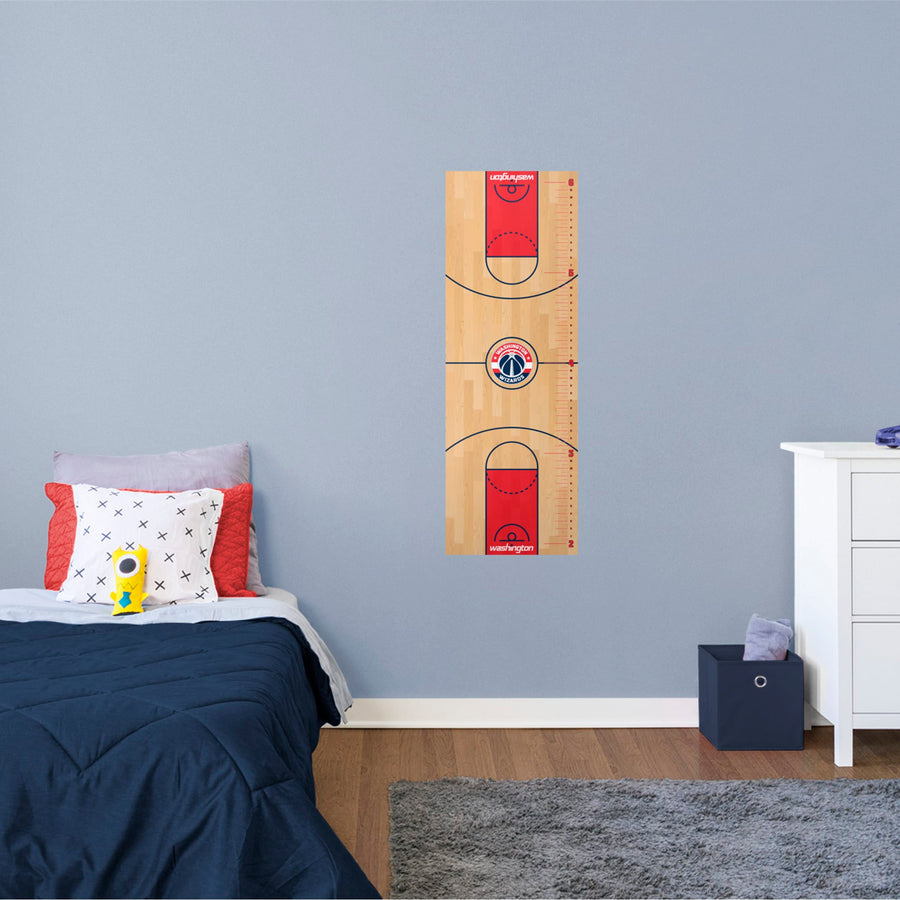 Washington Wizards - Growth Chart - Official NBA - Reusable Vinyl Wall Decal