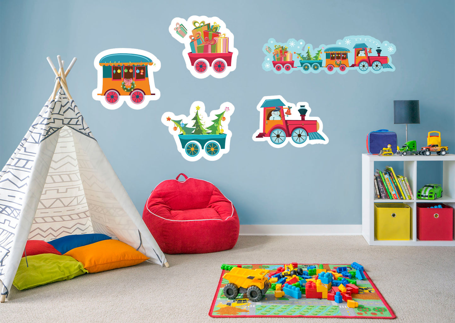 Nursery:  It's Christmas Collection        -   Removable Wall   Adhesive Decal