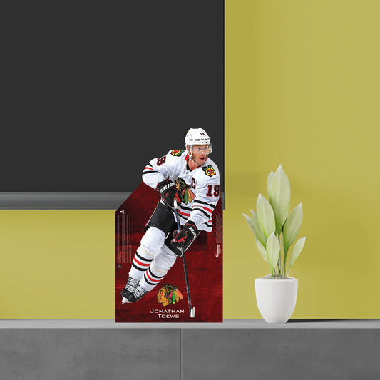 Chicago Blackhawks: Jonathan Toews   Mini   Cardstock Cutout  - Officially Licensed NHL    Stand Out