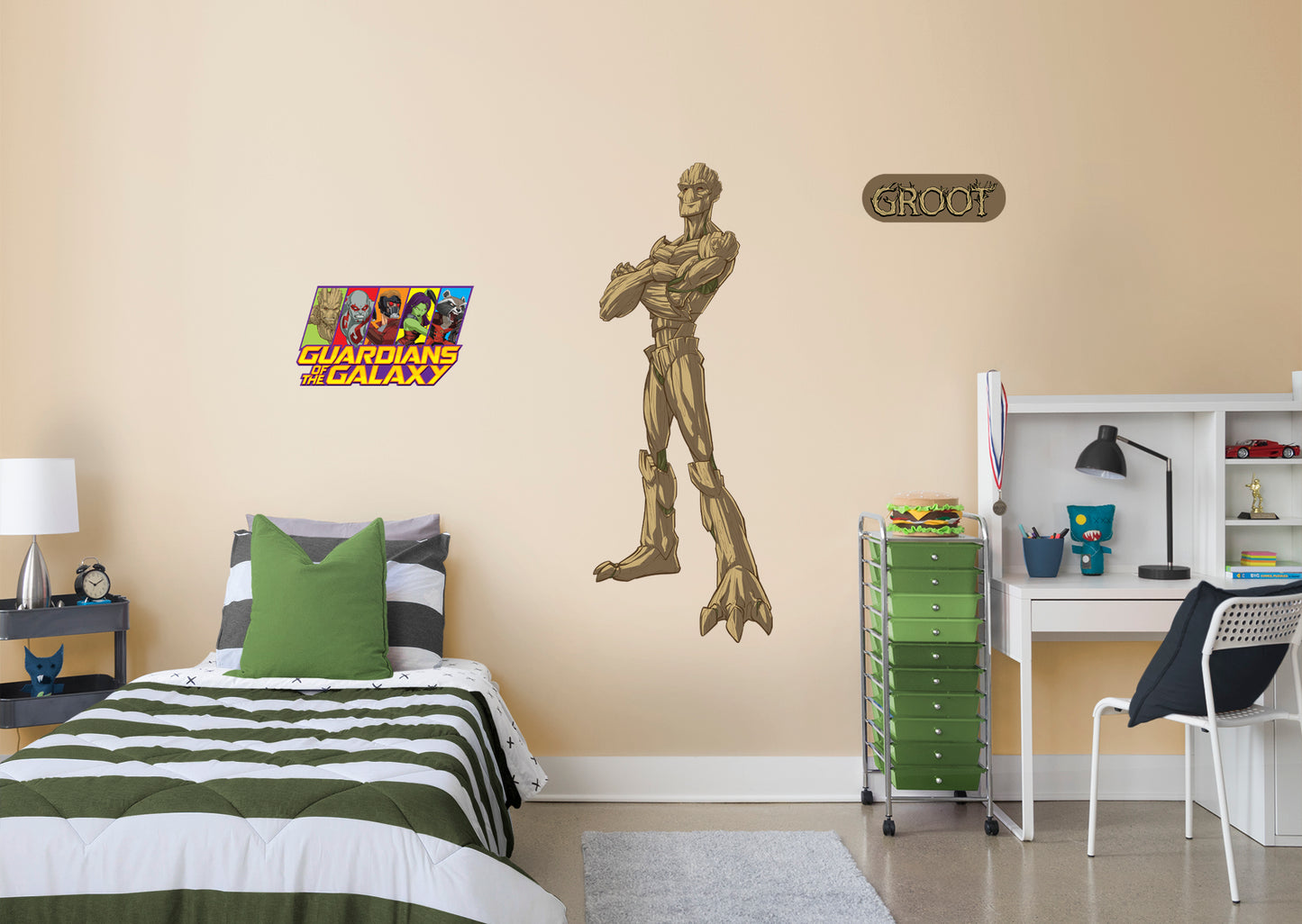 Guardians of the Galaxy Groot RealBig        - Officially Licensed Marvel Removable Wall   Adhesive Decal