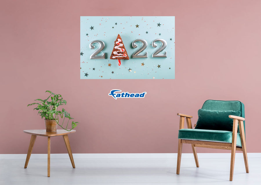 New Year: Fudge Poster - Removable Adhesive Decal