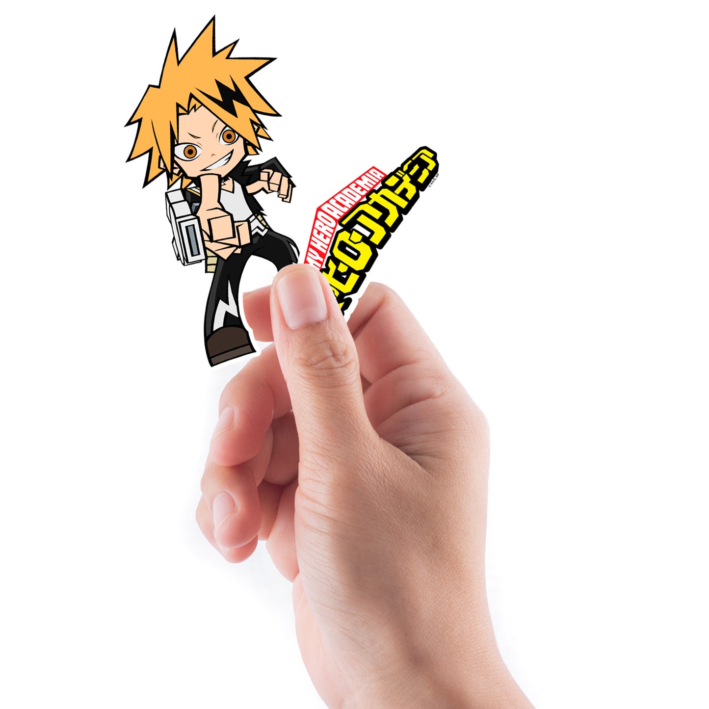 Sheet of 5 -My Hero Academia: KAMINARI Minis        - Officially Licensed Funimation Removable    Adhesive Decal