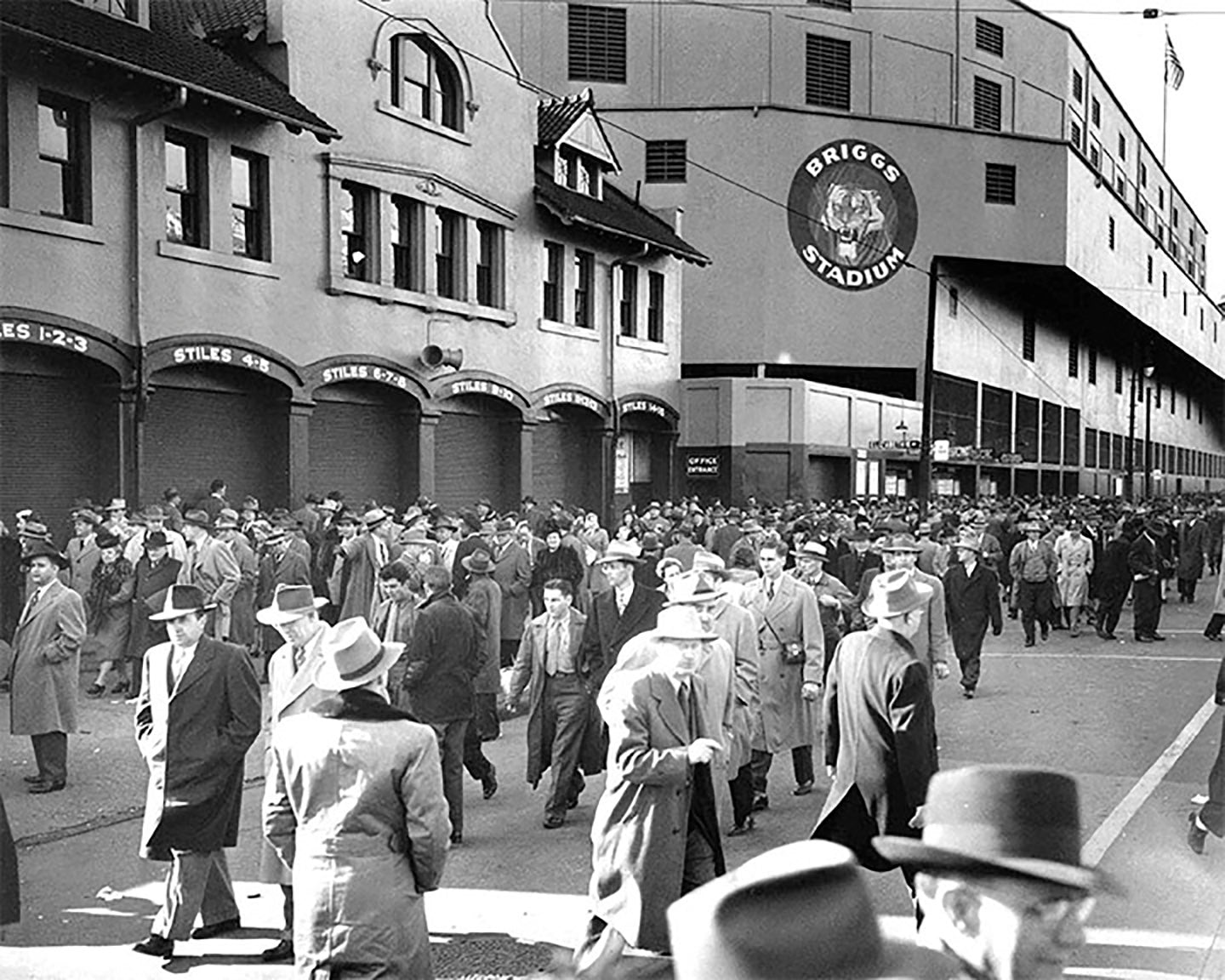 Briggs Stadium (1945) - Officially Licensed Detroit News Framed Photo