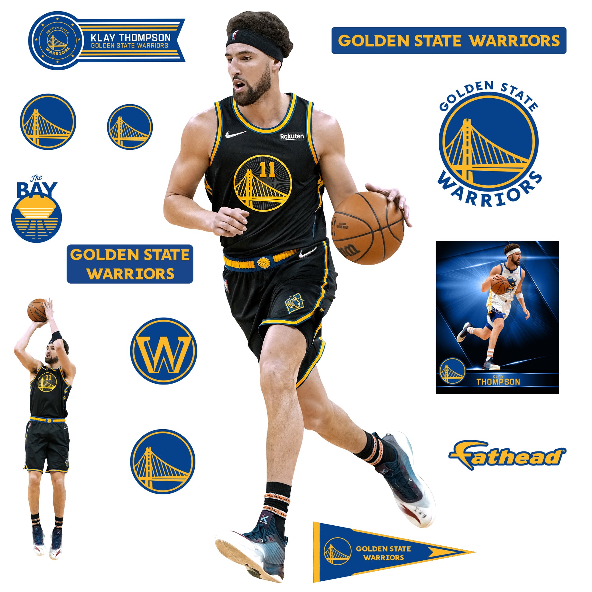 Golden State Warriors: Klay Thompson 2022 City Jersey - Officially