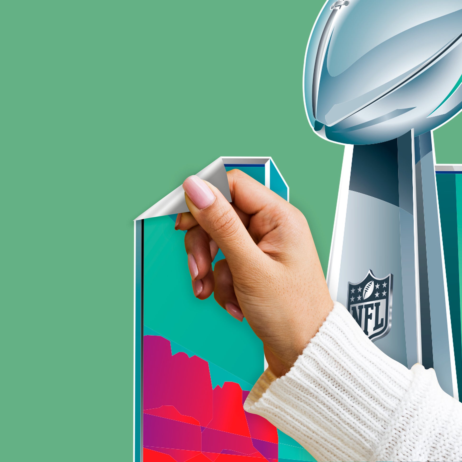Super Bowl LVII Logo StandOut Mini Cardstock Cutout - Officially Licen –  Fathead