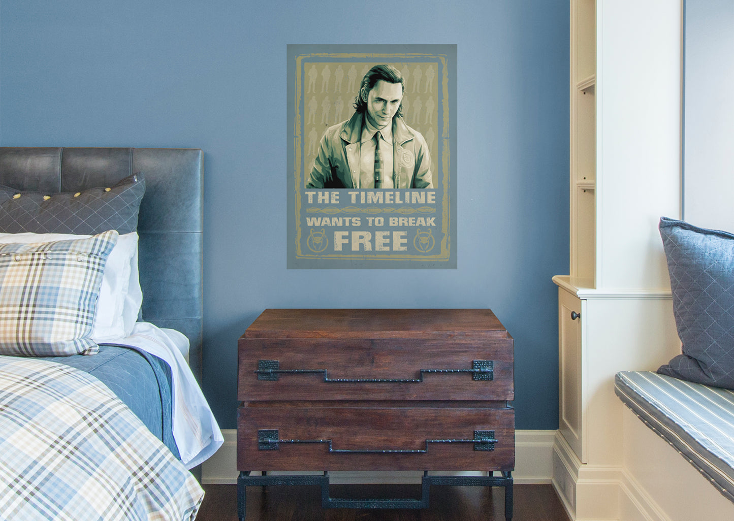 Loki Series:  Break Free Mural        - Officially Licensed Marvel Removable Wall   Adhesive Decal