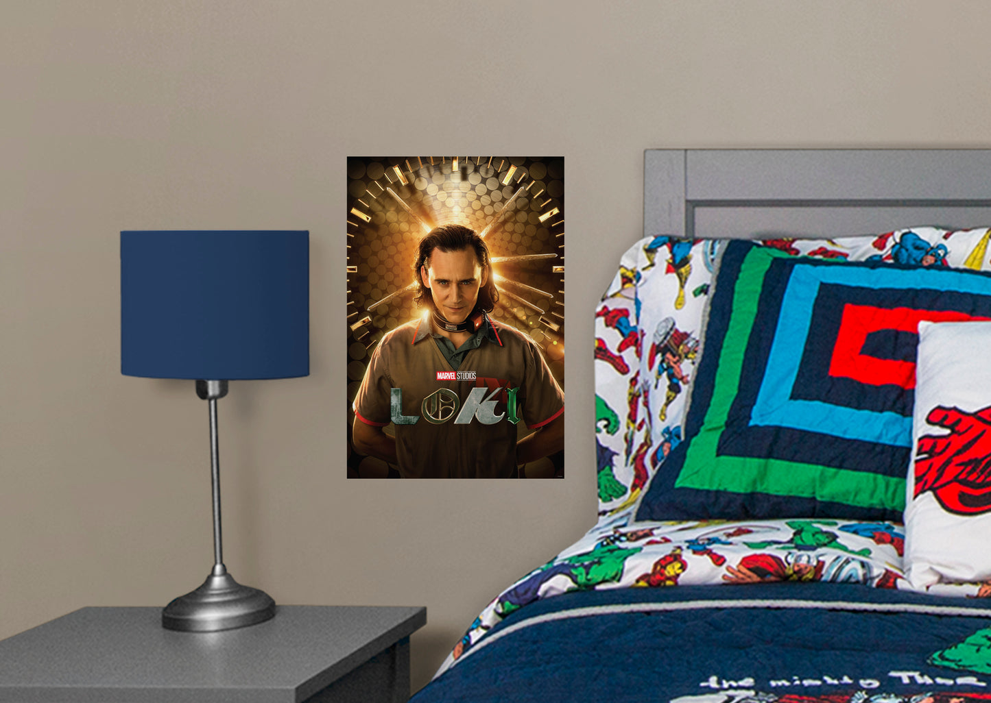 Loki Series:  Series Poster Mural        - Officially Licensed Marvel Removable Wall   Adhesive Decal