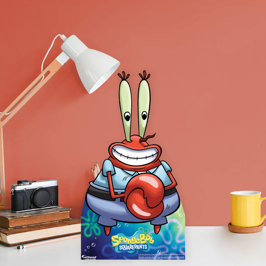 SpongeBob Squarepants: Mr. Krabs Mini   Cardstock Cutout  - Officially Licensed Nickelodeon    Stand Out