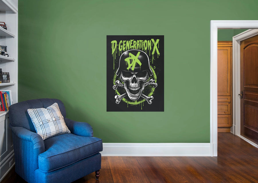 D-Generation X - Peel & Stick Poster - Official WWE - Reusable Vinyl Wall Decal #1