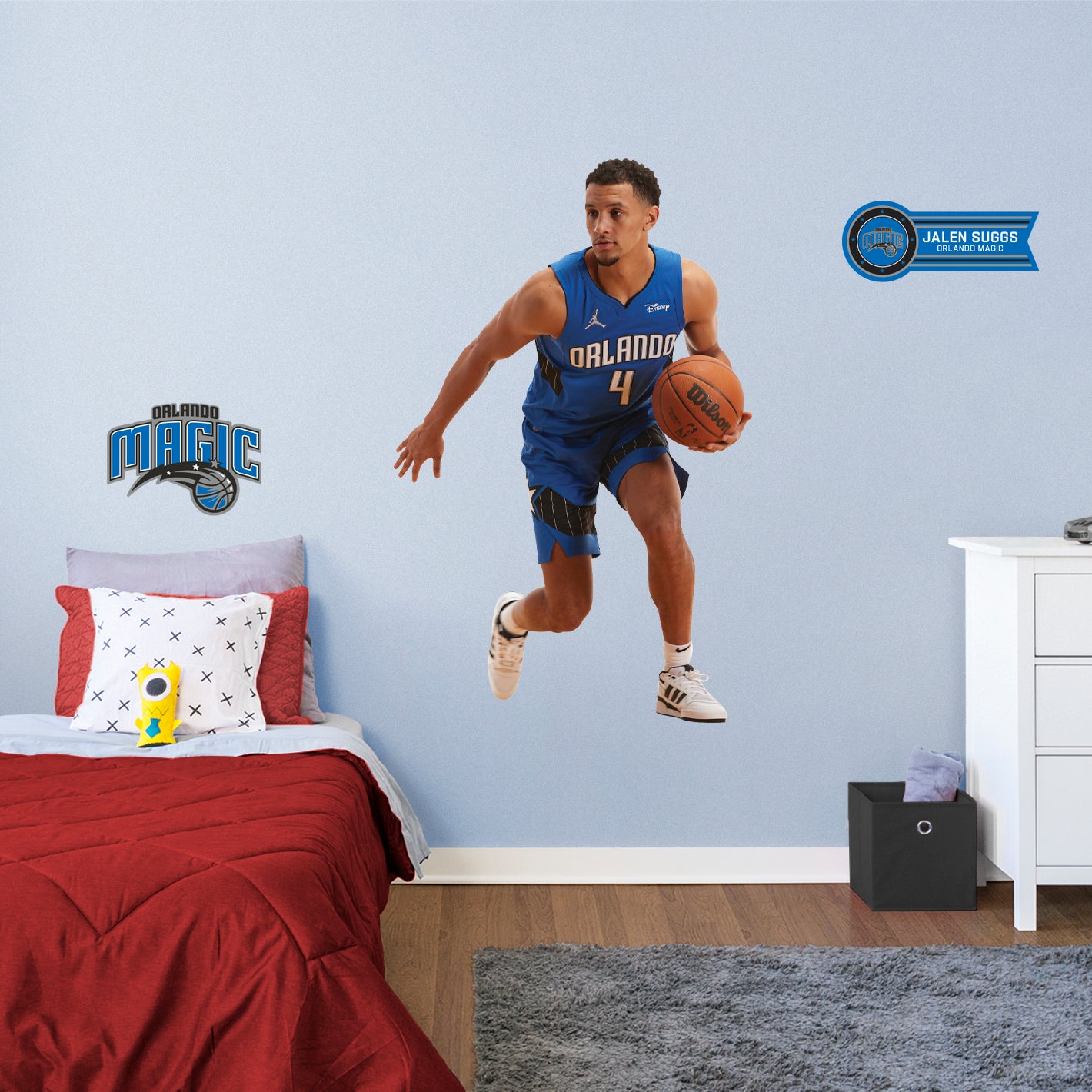 Orlando Magic: Jalen Suggs 2021        - Officially Licensed NBA Removable     Adhesive Decal