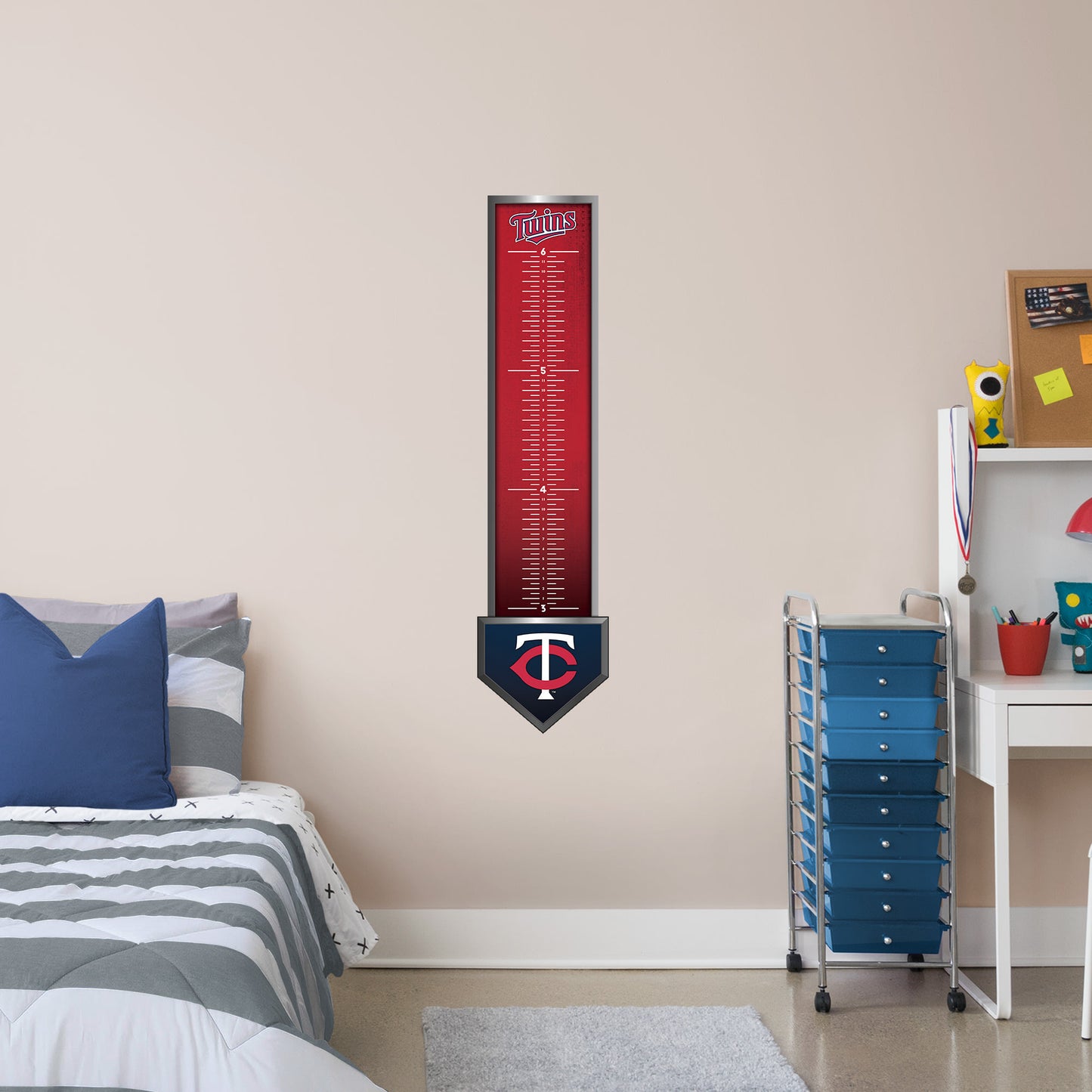 Minnesota Twins: Growth Chart  - Officially Licensed MLB Removable Wall Graphic