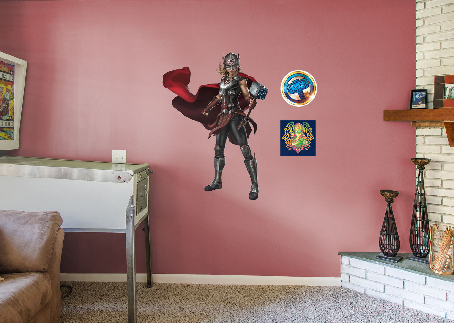 THOR: Love and Thunder: Mighty Thor RealBig - Officially Licensed Marvel Removable Adhesive Decal