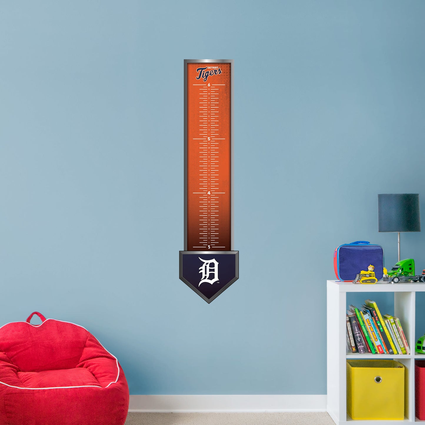 Detroit Tigers: Growth Chart  - Officially Licensed MLB Removable Wall Graphic