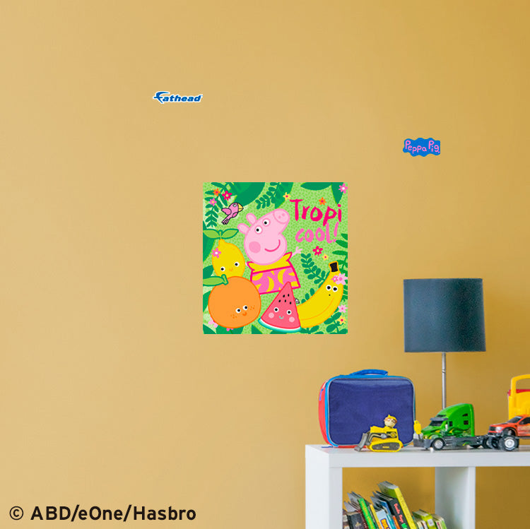 Peppa Pig: Tropi Cool Poster - Officially Licensed Hasbro Removable Adhesive Decal