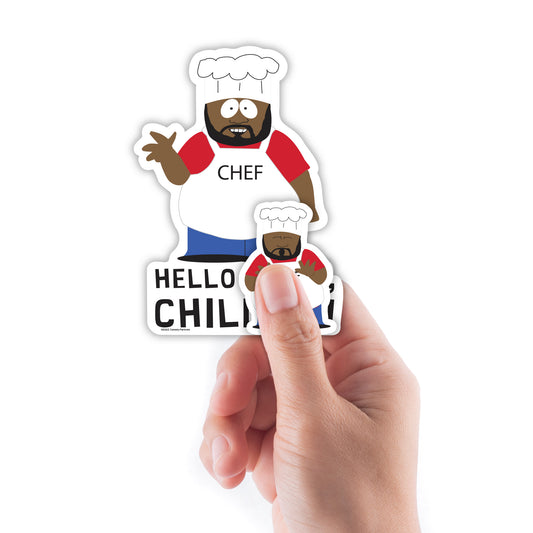 South Park: Chef Quote Minis        - Officially Licensed Paramount Removable     Adhesive Decal