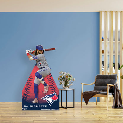 Toronto Blue Jays: Bo Bichette 2022  Life-Size   Foam Core Cutout  - Officially Licensed MLB    Stand Out