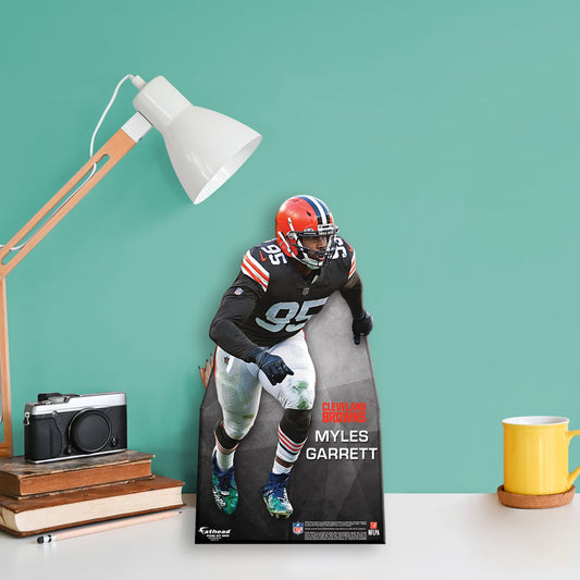 Cleveland Browns: Myles Garrett Mini Cardstock Cutout - Officially Licensed NFL Stand Out