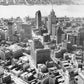 Detroit aerial view (May 24, 1946) - Officially Licensed Detroit News Canvas