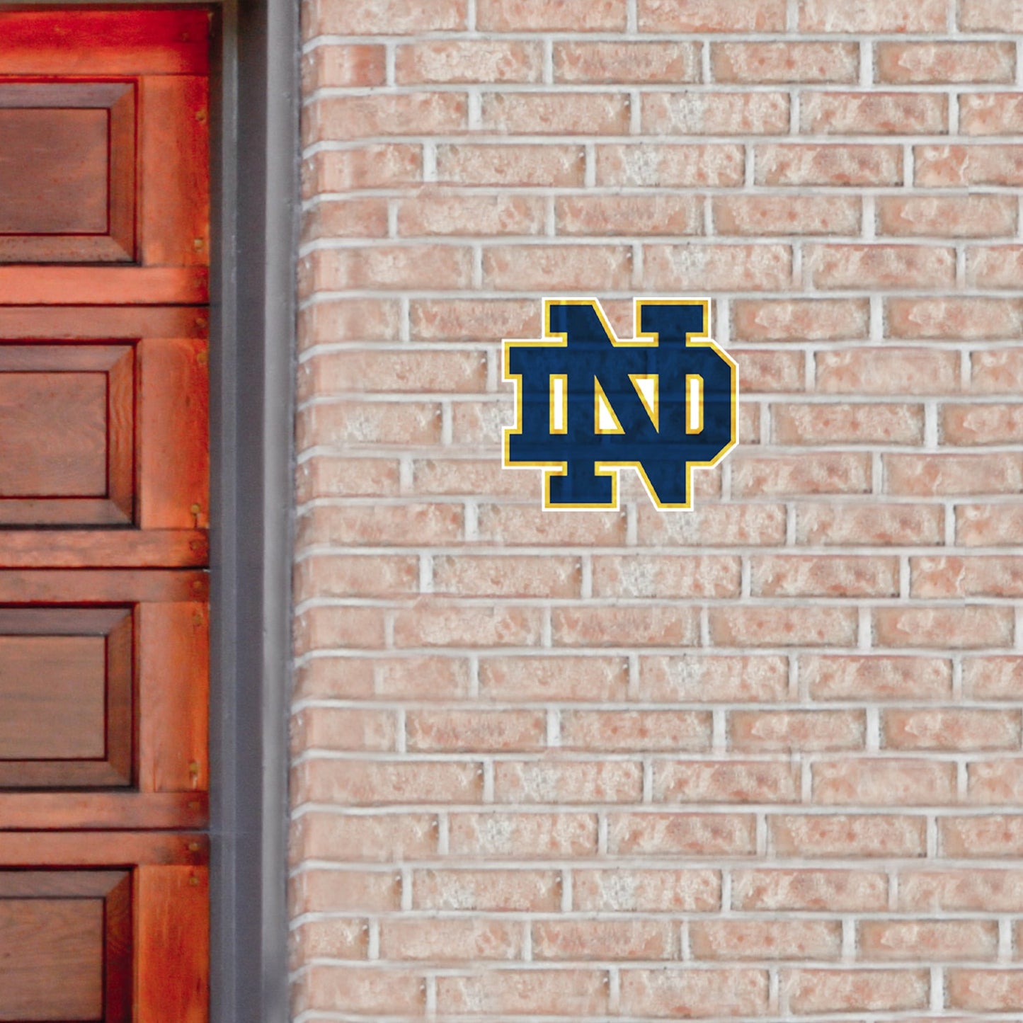 Notre Dame Fighting Irish: ND Outdoor Logo - Officially Licensed NCAA Outdoor Graphic