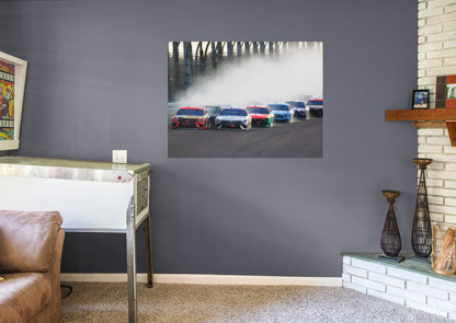 Homestead-Miami Speedway - The Pack Mural - Peel & Stick Poster - Official NASCAR - Reusable Vinyl Wall Decal