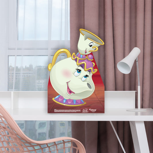Beauty and the Beast: Mrs. Potts & Chip Mini   Cardstock Cutout  - Officially Licensed Disney    Stand Out