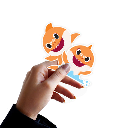 Baby Shark: Grandma Shark Minis        - Officially Licensed Nickelodeon Removable     Adhesive Decal