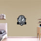 San Antonio Spurs: Badge Personalized Name - Officially Licensed NBA Removable Adhesive Decal