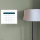 Calendars: Touch of Blue Modern One Month Calendar Dry Erase - Removable Adhesive Decal
