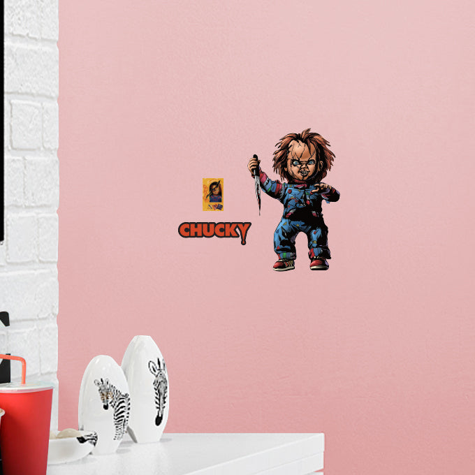 Chucky: Chucky Knife RealBig        - Officially Licensed NBC Universal Removable     Adhesive Decal