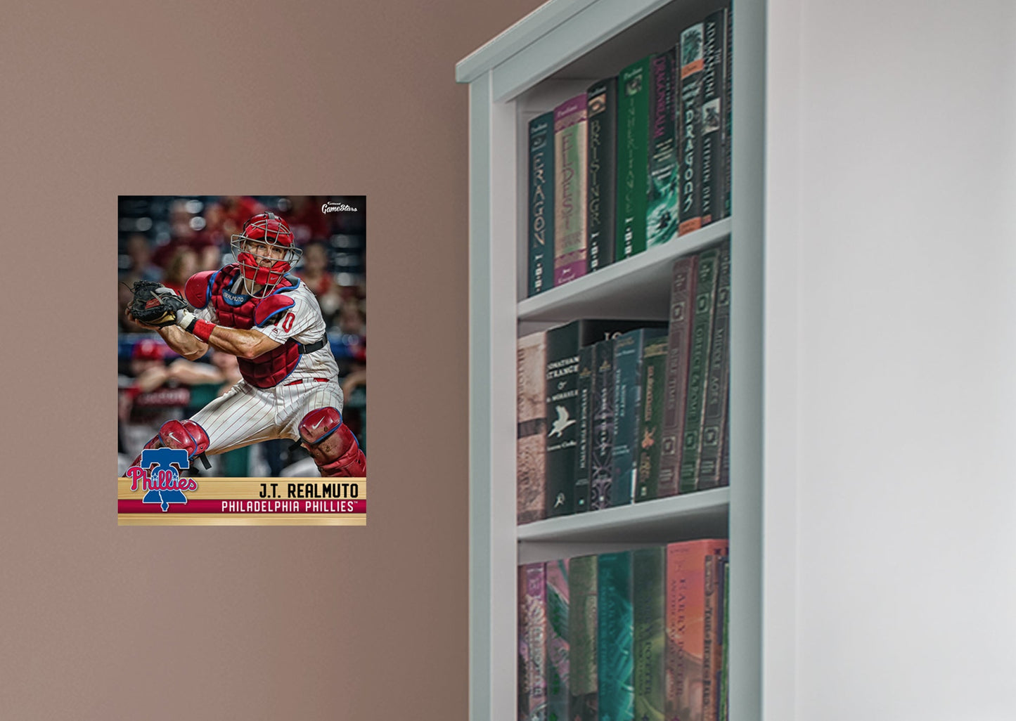 Philadelphia Phillies: J.T. Realmuto  GameStar        - Officially Licensed MLB Removable Wall   Adhesive Decal
