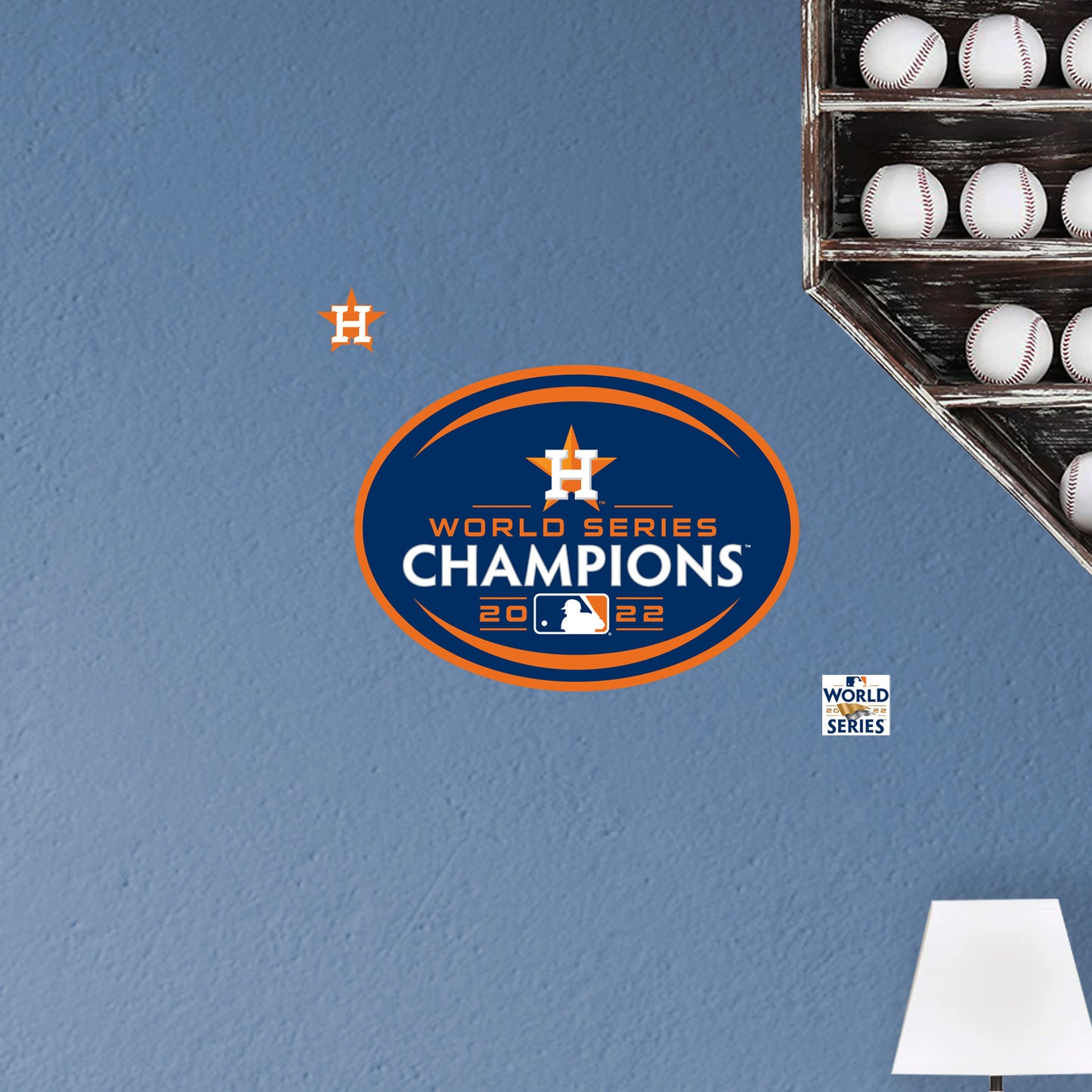 Houston Astros:  2022 World Series Champions        - Officially Licensed MLB Removable     Adhesive Decal