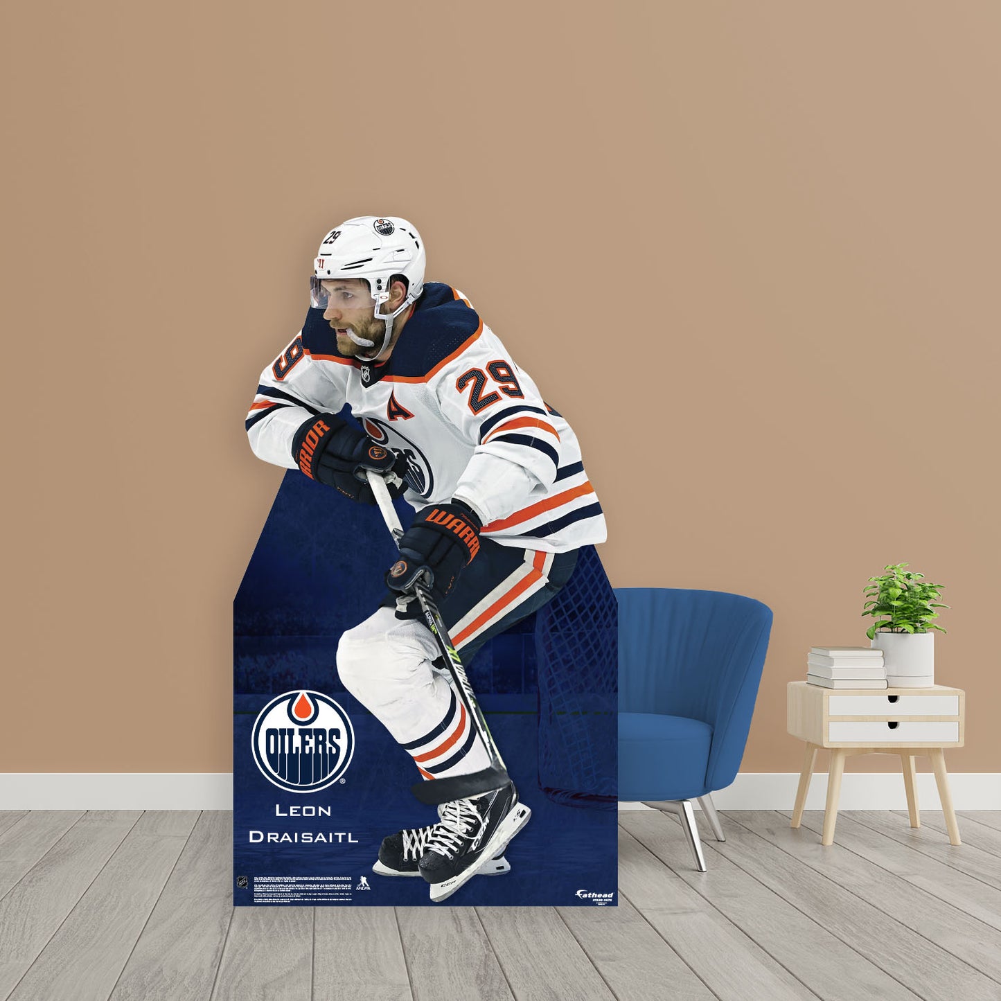Edmonton Oilers: Leon Draisaitl   Life-Size   Foam Core Cutout  - Officially Licensed NHL    Stand Out