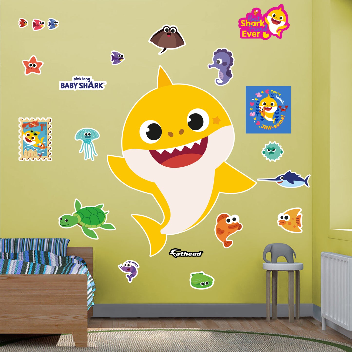 Life-Size Character +18 Decals (51"W x 65"H)