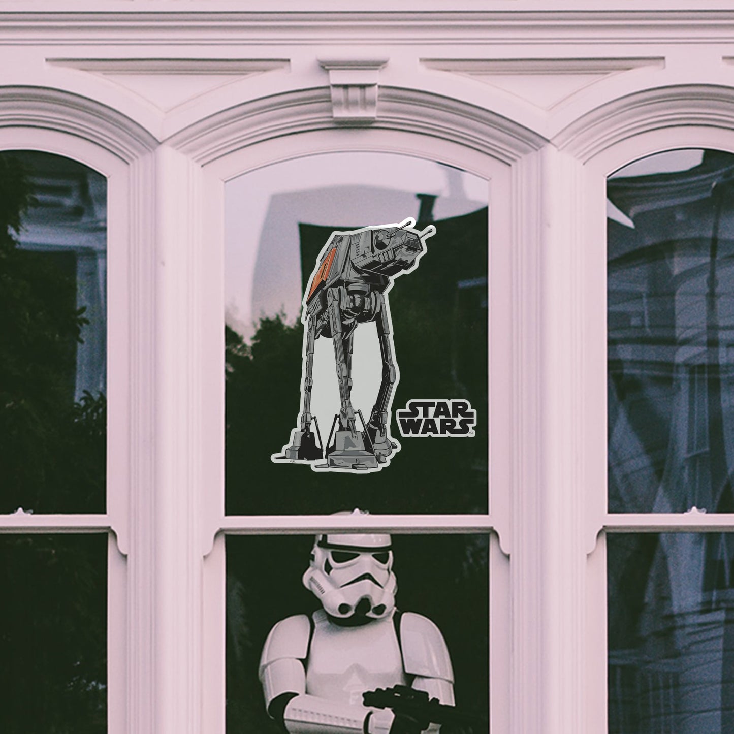 AT-M6_vector Window Clings - Officially Licensed Star Wars Removable Window Static Decal