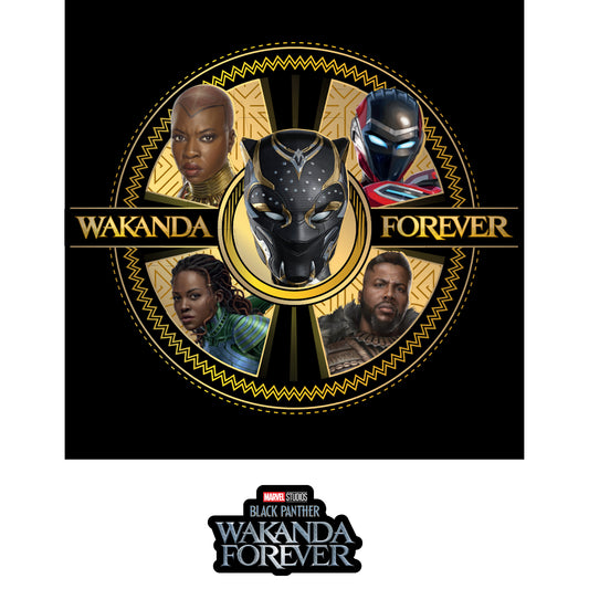 Black Panther Wakanda Forever: Black Panther Mini Cardstock Cutout