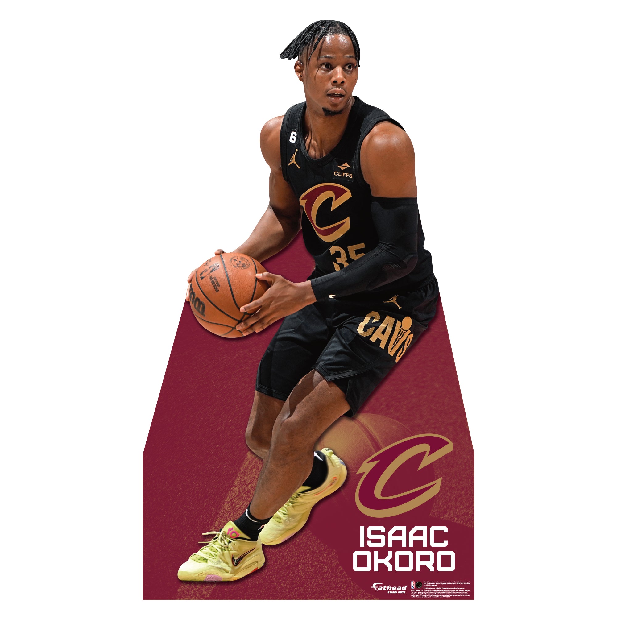 Cleveland Cavaliers: Isaac Okoro Life-Size Foam Core Cutout