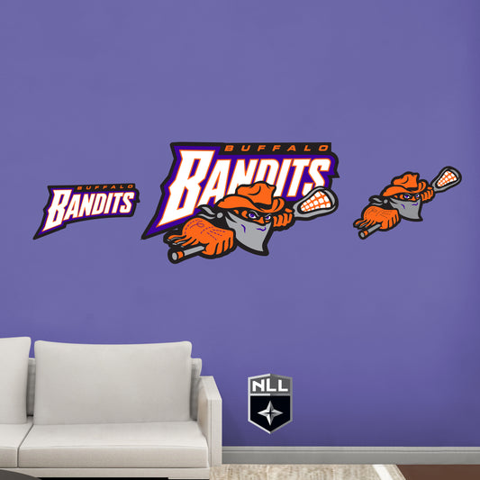 Buffalo Bandits:   Logo        - Officially Licensed NLL Removable     Adhesive Decal