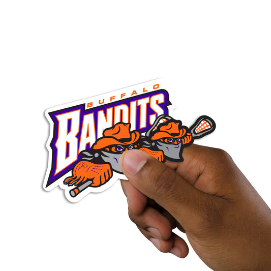Buffalo Bandits:  2022 Logo Minis        - Officially Licensed NLL Removable     Adhesive Decal