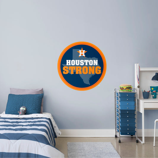 Houston Astros: Houston Strong Logo - Officially Licensed MLB Removable Wall Decal