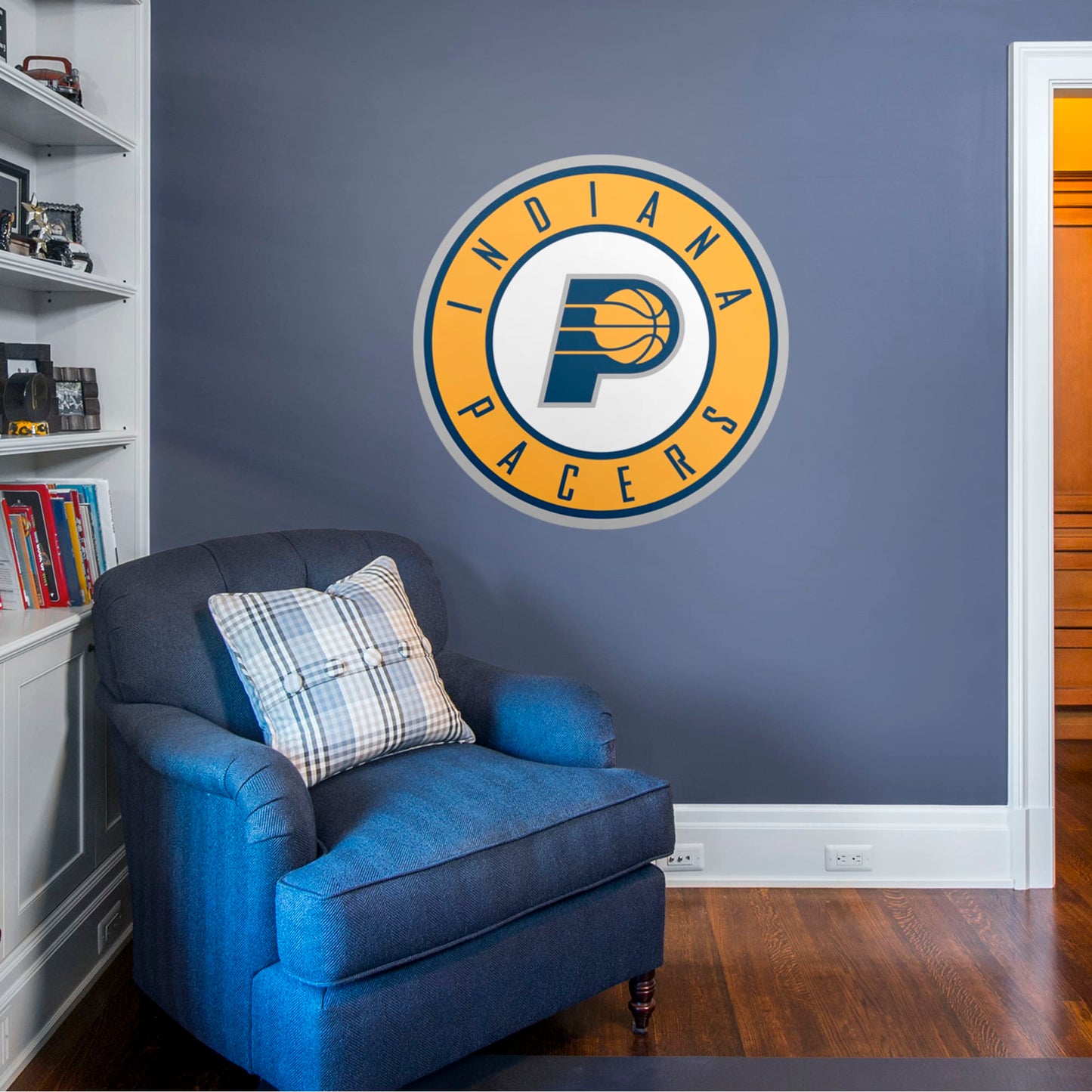 Indiana Pacers: Alternate Logo - Officially Licensed NBA Removable Wall Decal