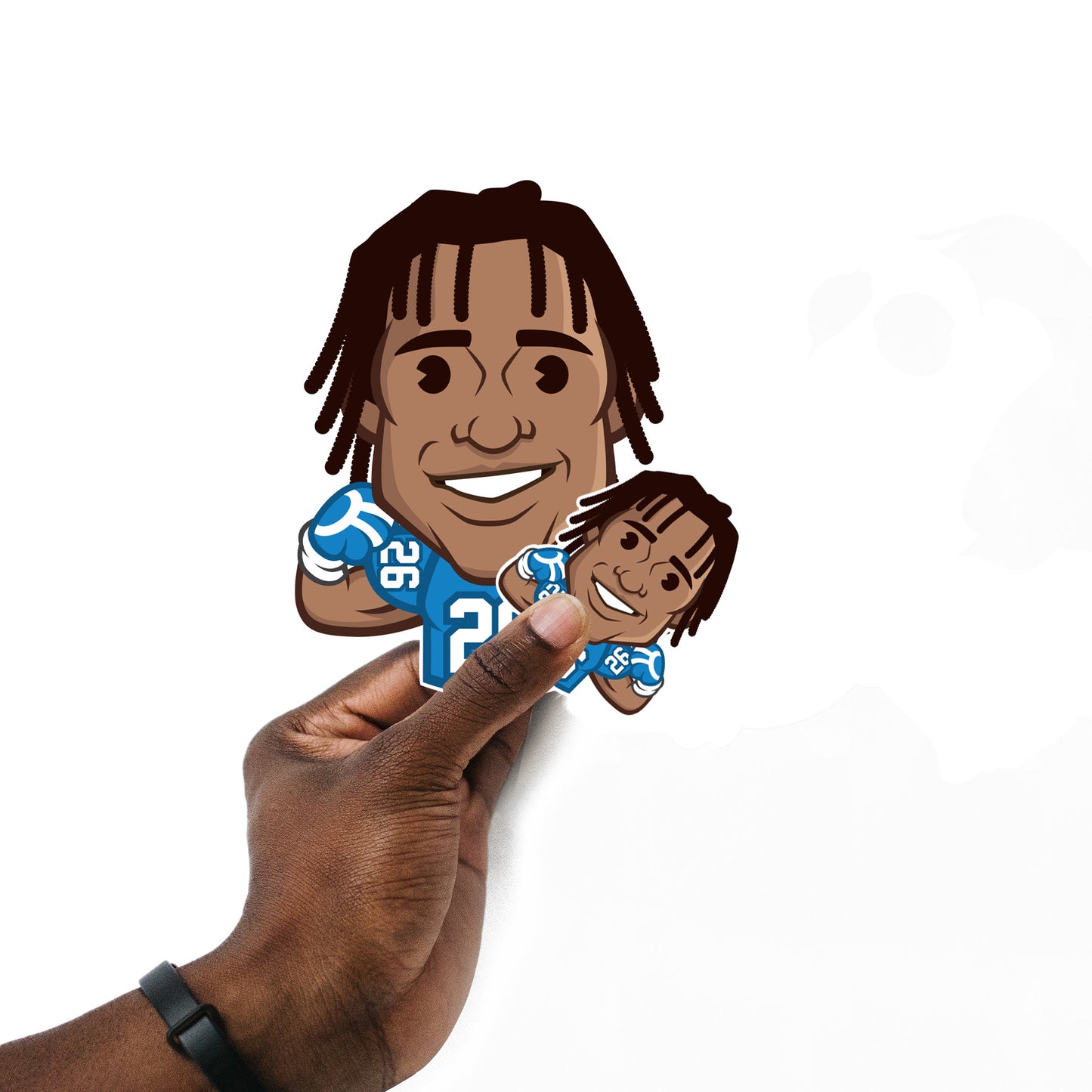 Los Angeles Chargers: Asante Samuel Jr.  Emoji Minis        - Officially Licensed NFLPA Removable     Adhesive Decal